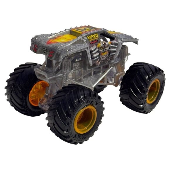 Hot Wheels Monster Jam 1:64 Max D Monster Truck See-Thru Crew Series Collectible - Picture 3 of 5